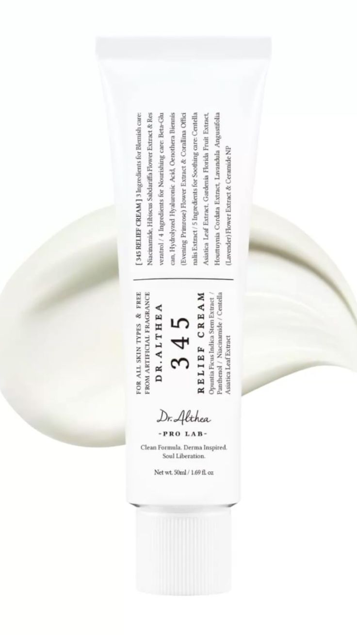 Premium Dr.Althea 345 Relief Cream 50 ML | Featuring Hyaluronic Acid & Rose Scent