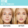 Achieve a shine-free, flawless look with the perfect matte foundation that controls oil and provides long-lasting coverage.