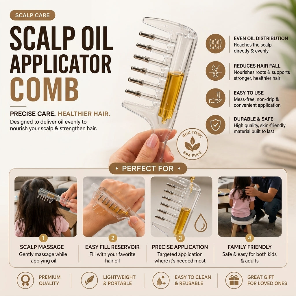 2 in 1 Scalp Massage & Hair Care Comb