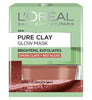 L'Oréal Glow Mask - Loreal Pure Clay Mask Matifies - 50 ML