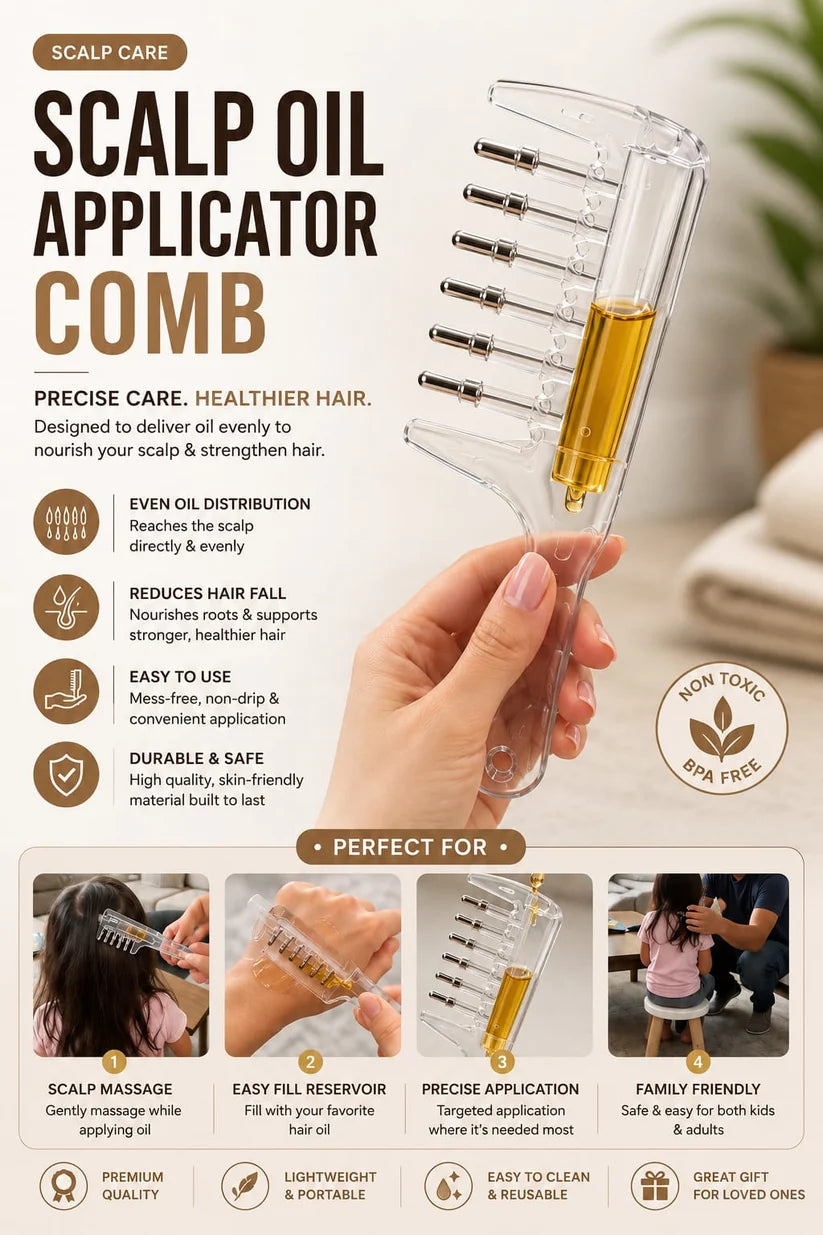 2 in 1 Scalp Massage & Hair Care Comb