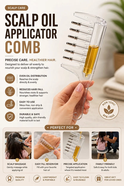 2 in 1 Scalp Massage & Hair Care Comb