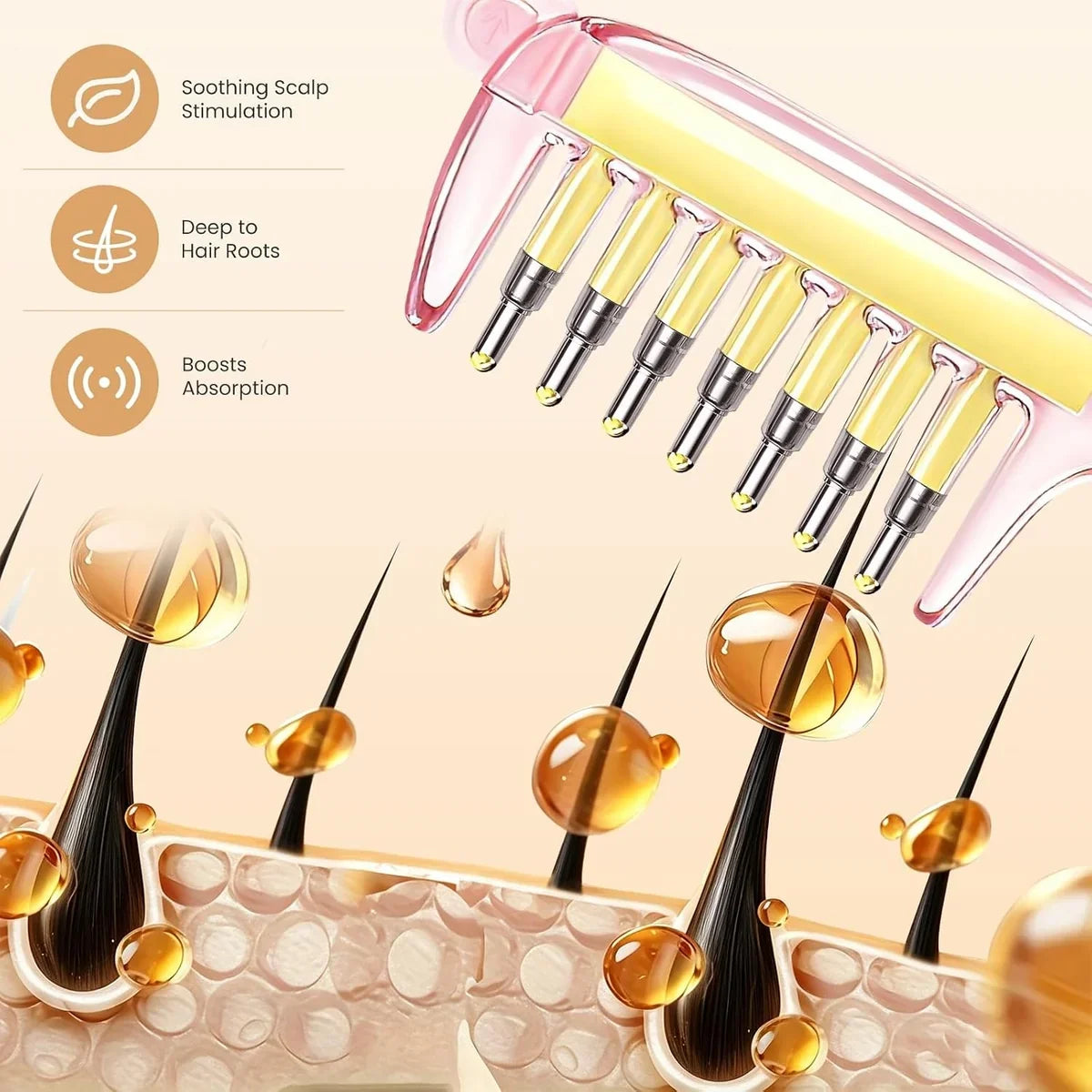 2 in 1 Scalp Massage & Hair Care Comb