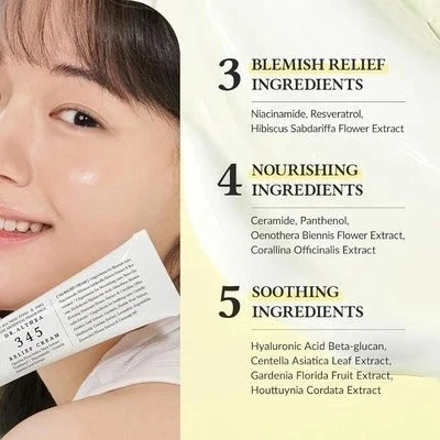 Premium Dr.Althea 345 Relief Cream 50 ML | Featuring Hyaluronic Acid & Rose Scent