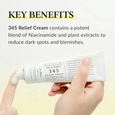 Premium Dr.Althea 345 Relief Cream 50 ML | Featuring Hyaluronic Acid & Rose Scent