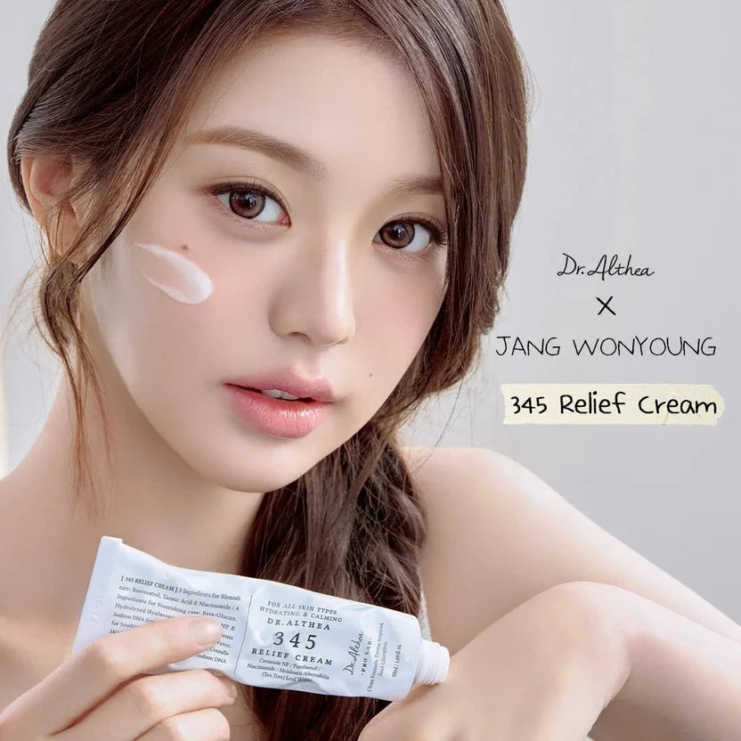 Premium Dr.Althea 345 Relief Cream 50 ML | Featuring Hyaluronic Acid & Rose Scent